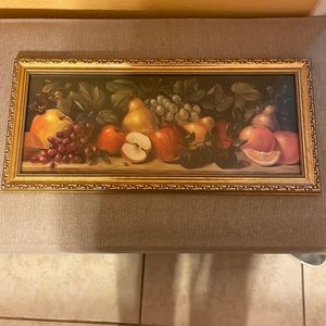 Kitchen picture with fruit